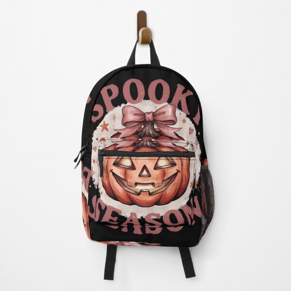 Item preview, Spooky Season Pink Bow Pumpkin Jack-o-Lantern Fall Gift designed and sold by Zizo-DR44.