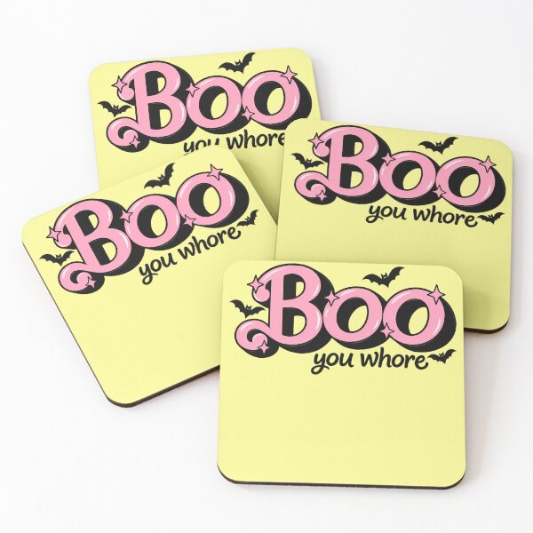 Item preview, Boo You Whore Halloween Sticker designed and sold by Nature Explore Game.