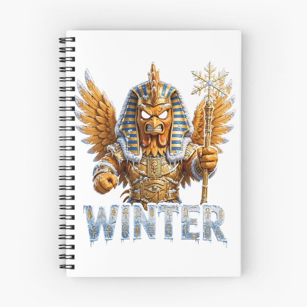 Item preview, Funny Winter Pharaoh Rooster - Grumpy Egyptian Chicken Winter Design designed and sold by RAX Mirth Studio.