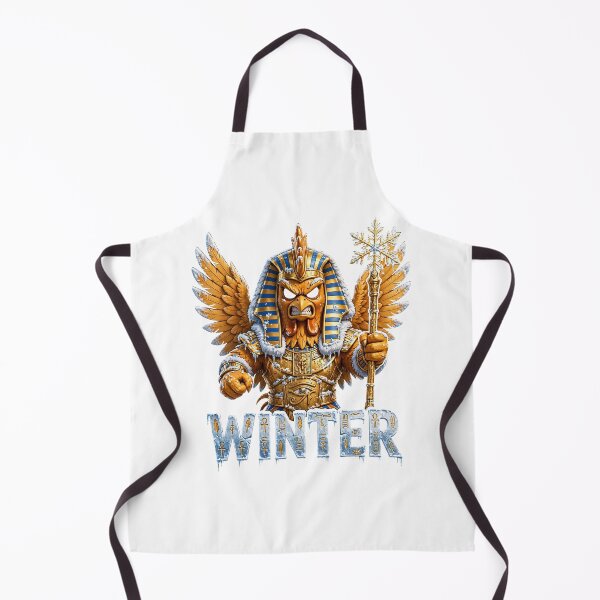 Item preview, Funny Winter Pharaoh Rooster - Grumpy Egyptian Chicken Winter Design designed and sold by RAX Mirth Studio.