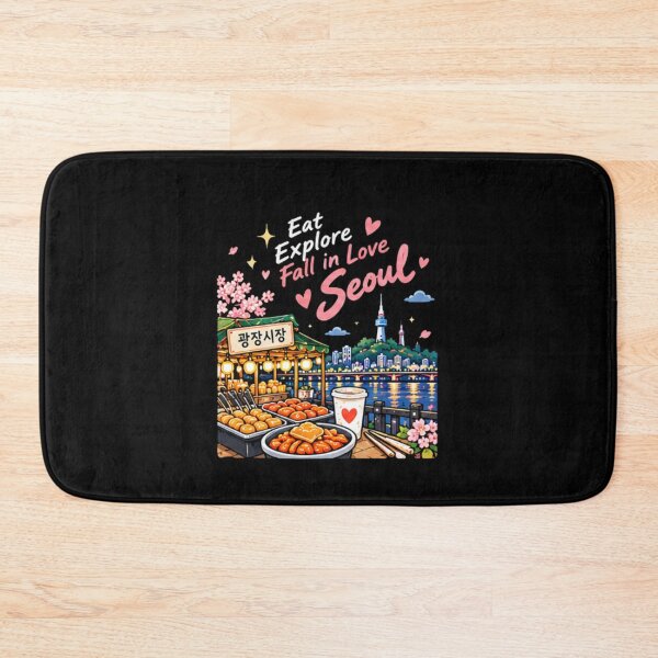 Artikelvorschau, Seoul Korea Travel Shirt, Korean Food Lover Tee, Gwangjang Market Shirt, Korea Lover Gift, Seoul Vacation Shirt for Women entworfen und verkauft von SunAndJune.