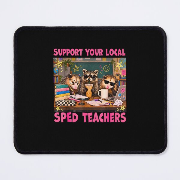 Item preview, Support Your Local SPED Teachers Funny Special Education Animals designed and sold by Brasovbit.