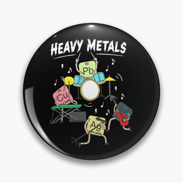 Item preview, Heavy Metals Periodic Table Band Music Fun designed and sold by Black-OniOns.