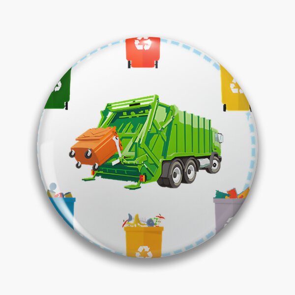 Artikelvorschau, Illustration eines Müllwagens für Recycling- und Abfallwirtschaftsbegeisterte entworfen und verkauft von xdnatexd.
