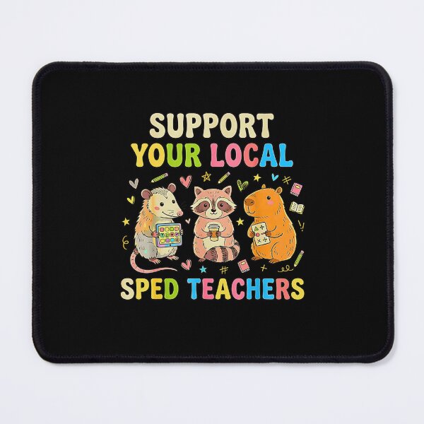 Item preview, Support Your Local SPED Teachers Funny Special Education Animals designed and sold by Brasovbit.