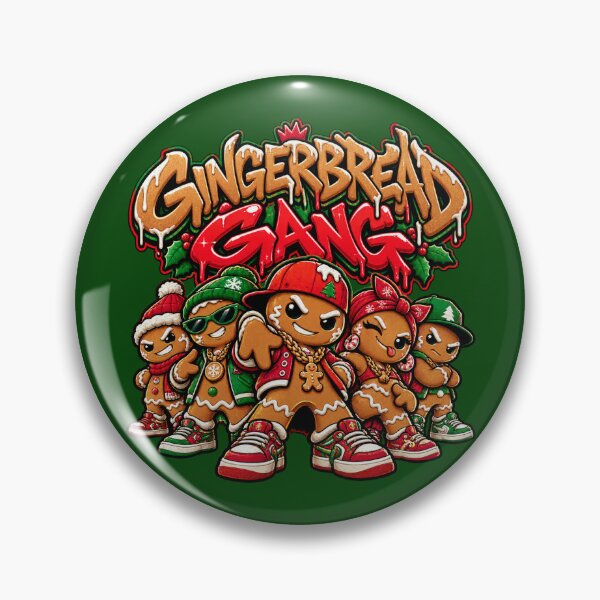 Item preview, Gingerbread Gang - Funny Christmas Cookies Streetwear designed and sold by Visual Dept..