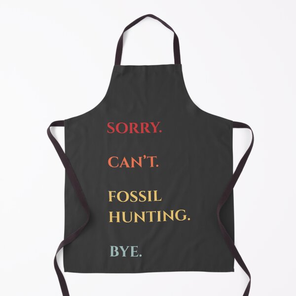 Artikelvorschau, Tut mir leid, kann nicht auf Fossiliensuche gehen. Tschüss! - Lustiger Spruch eines Retro-Fossilienjägers entworfen und verkauft von Wiss2Arts.