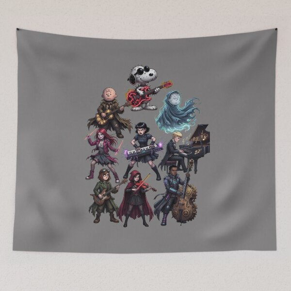 Item preview, Ensemble Cast Music & Activities Grid Print-45 designed and sold by NoahSteets.