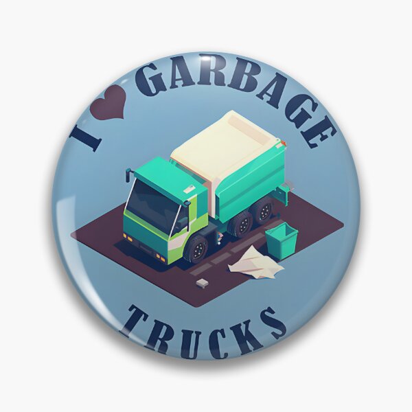 Item preview, I Love Garbage Trucks Cute and Fun Design for Truck Enthusiasts designed and sold by xdnatexd.