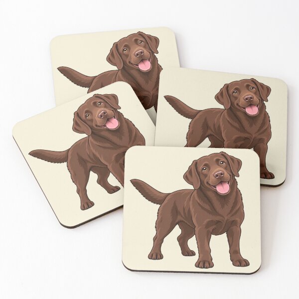 Item preview, Cute Chocolate Labrador Retriever designed and sold by Imaginationbeyond.