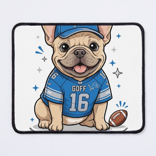 Item preview, Personalized Game Day French Bulldog Shirt | Mr.Butters Football Jersey Tee | Custom Dog Shirt designed and sold by Bat Ear Boutique.