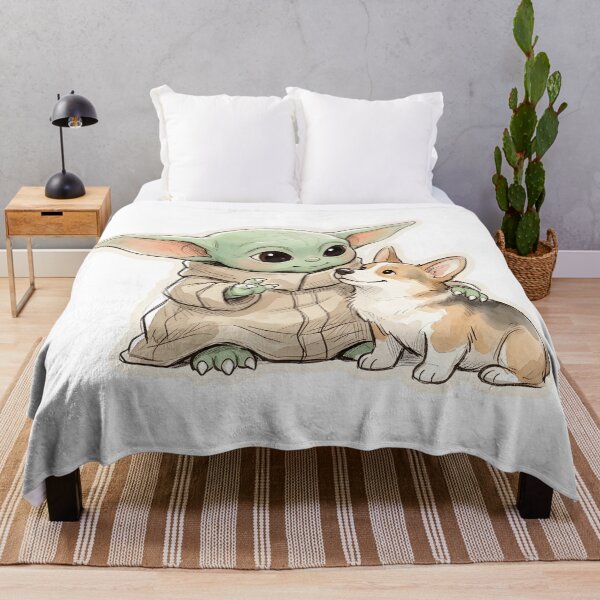 Aperçu de l'œuvre BÉBÉ YODA CORGI créée et vendue par melyverso.