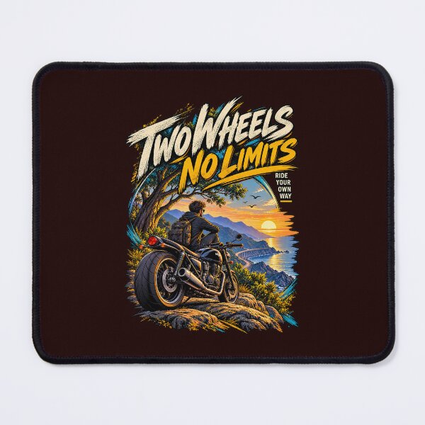 Item preview, Two Wheels No Limits Motorcycle Adventure designed and sold by SHRETAM CO..
