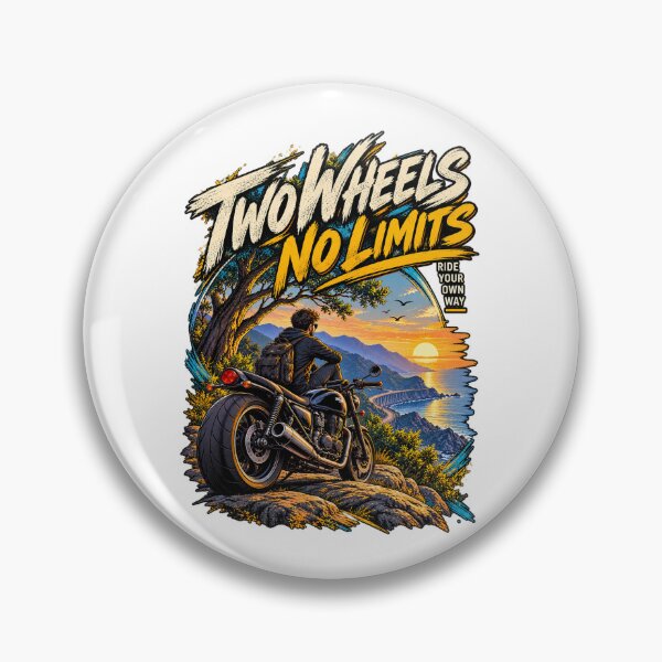 Item preview, Two Wheels No Limits Motorcycle Adventure designed and sold by SHRETAM CO..