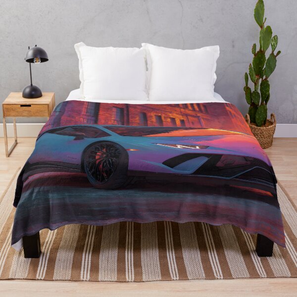 Aperçu de l'œuvre Lamborghini Huracan Performante Supercar Pop Art créée et vendue par AutoPopStudio.