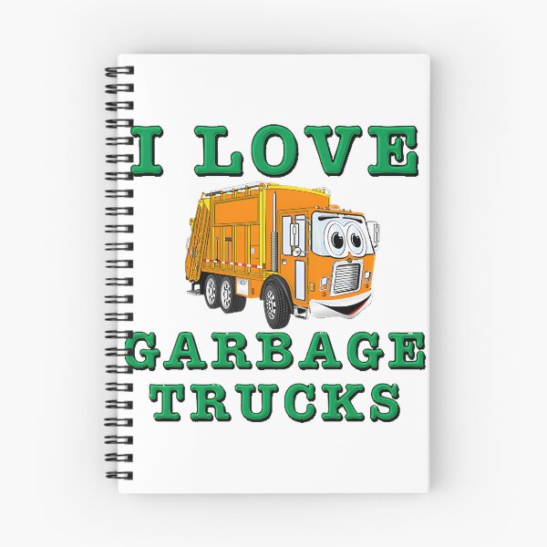 Artikelvorschau, Bunte Müllwagen-Illustration für Kinder und Recycling-Fans entworfen und verkauft von xdnatexd.