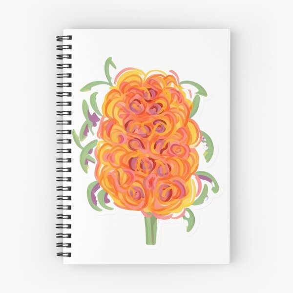 Item preview, Australian orange grevillea designed and sold by WildLadyWood.