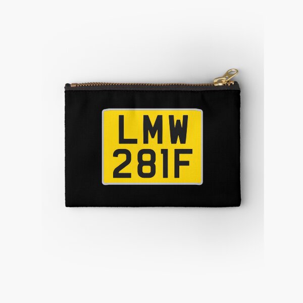 Item preview, Retro LMW 28IF Yellow License Plate  designed and sold by Sidraxoka.