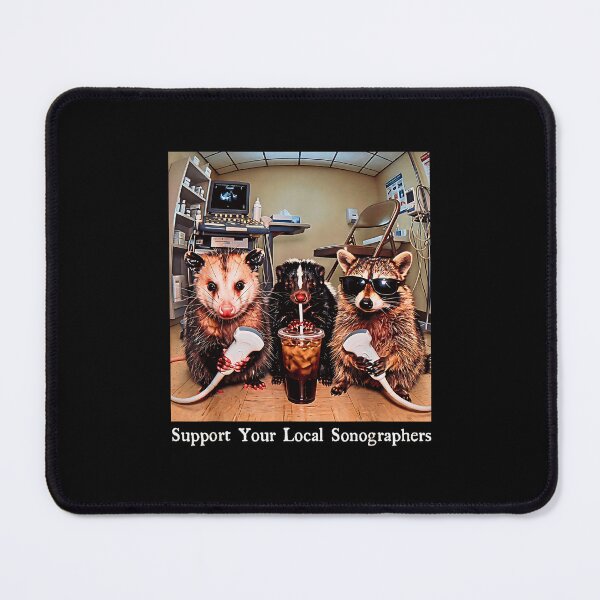 Item preview, Support Your Local Sonographers Funny Ultrasound Animal Crew designed and sold by Brasovbit.
