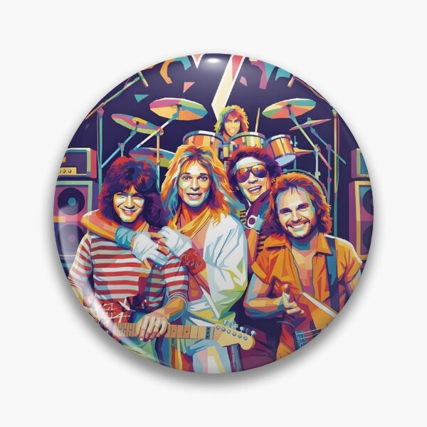 Artikelvorschau, Van Halen Pop Art entworfen und verkauft von Kindcorner.