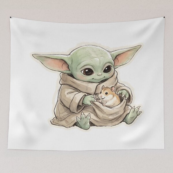 Item preview, BABY YODA SYRIAN HAMSTER designed and sold by melyverso.