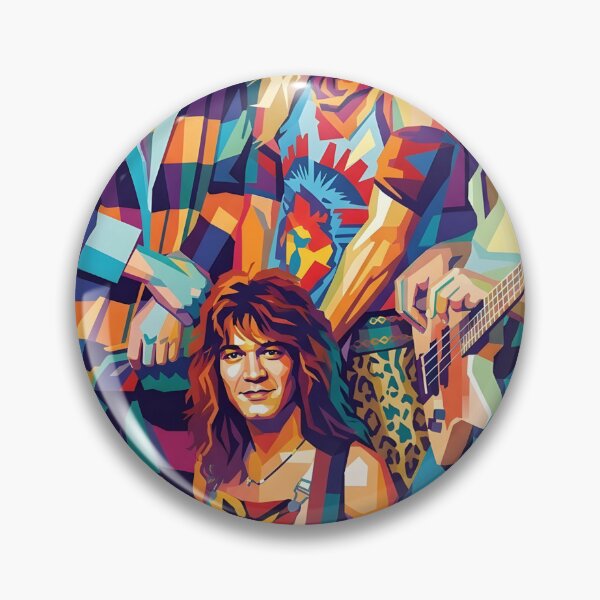 Artikelvorschau, Van Halen Pop Art entworfen und verkauft von Kindcorner.