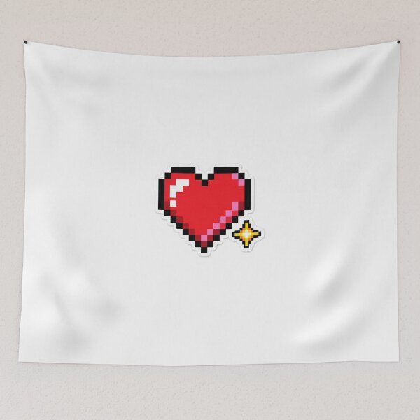 Item preview, 8-Bit Pixel Heart with Sparkle - Retro Arcade Gamer designed and sold by LearnFunStore.