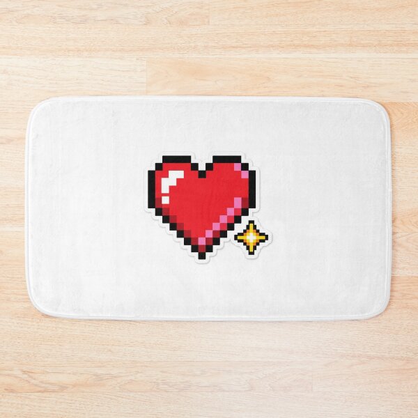 Item preview, 8-Bit Pixel Heart with Sparkle - Retro Arcade Gamer designed and sold by LearnFunStore.