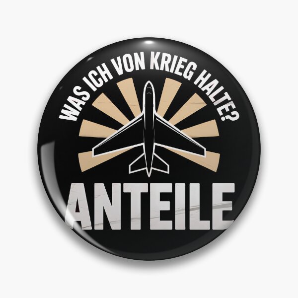Item preview, ¿Fue Ich Von Krieg detenido? Anteile | Rüstungsaktien Börsen Humor Kampfjet Spruch designed and sold by LoFizzy.