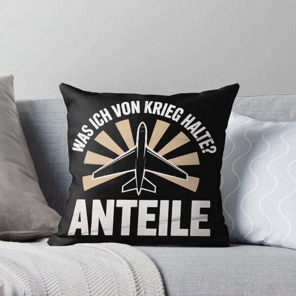 Item preview, ¿Fue Ich Von Krieg detenido? Anteile | Rüstungsaktien Börsen Humor Kampfjet Spruch designed and sold by LoFizzy.