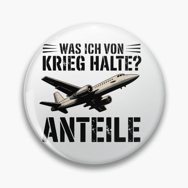 Item preview, Was Ich Von Krieg Halte? Anteile | Rüstungsaktien Börsen Humor Kampfjet Spruch designed and sold by LoFizzy.