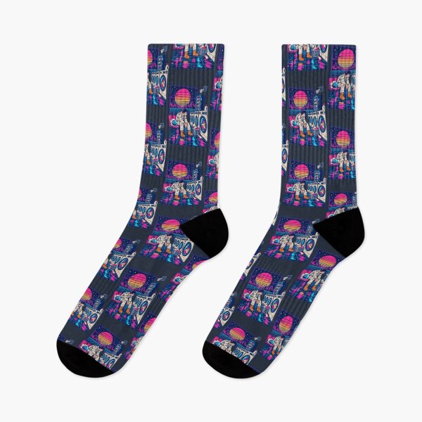 Item preview, Catatonic Astronaut Neon Retro Laundromat designed and sold by KungPowUnicorn.