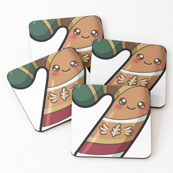 Item preview, Kawaii Candy Cane with an Axolotl Face — Cozy Christmas Sweet Emblem designed and sold by pumsquare.