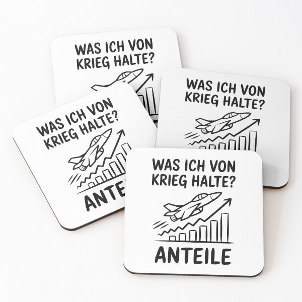 Item preview, ¿Fue Ich Von Krieg detenido? Anteile | Rüstungsaktien Börsen Humor Kampfjet Spruch designed and sold by LoFizzy.