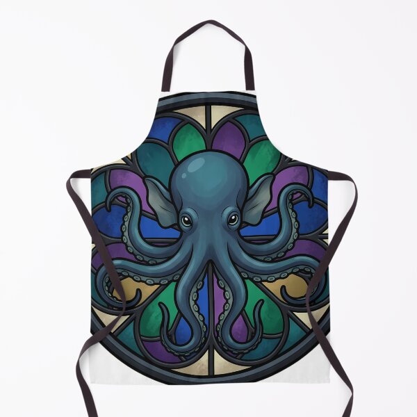 Item preview, Gothic Rose Window — Dumbo Octopus in Stained Glass designed and sold by IllumeInk.
