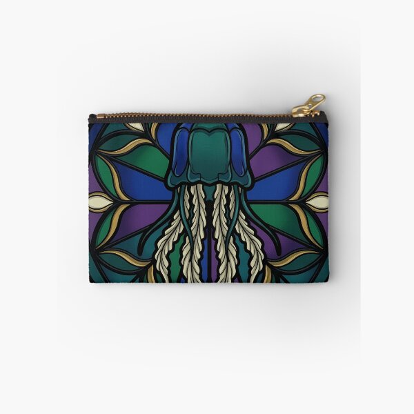 Item preview, Gothic Rose Window — Box Jellyfish in Stained Glass designed and sold by IllumeInk.