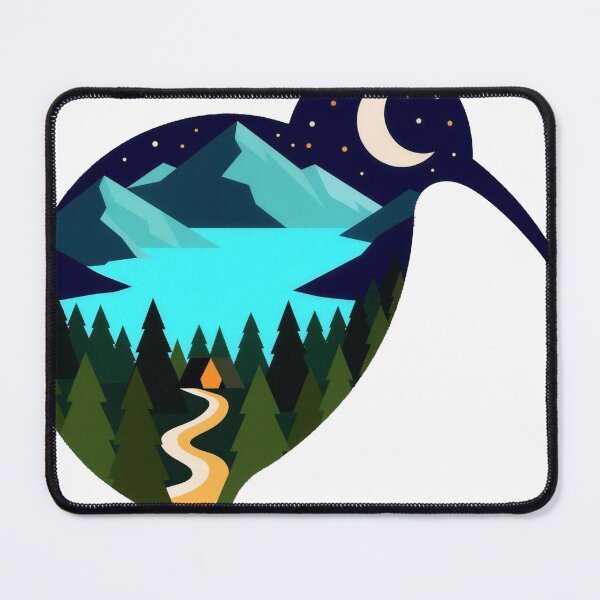 Item preview, Kiwi nightscape designed and sold by nomadjoiner.
