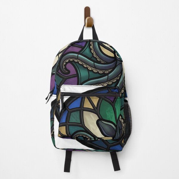 Item preview, Gothic Rose Window — Vampire Squid in Stained Glass designed and sold by IllumeInk.