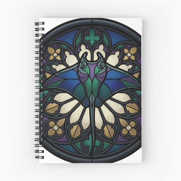 Item preview, Gothic Rose Window — Manta Ray in Stained Glass designed and sold by IllumeInk.