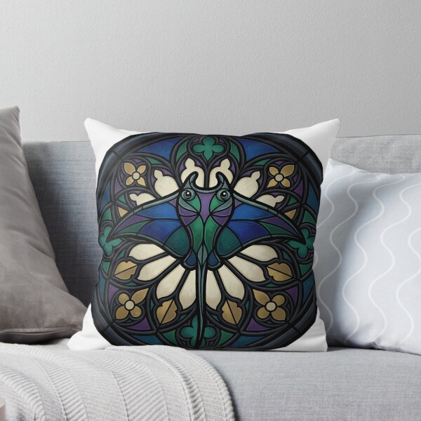 Item preview, Gothic Rose Window — Manta Ray in Stained Glass designed and sold by IllumeInk.