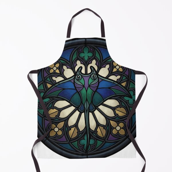 Item preview, Gothic Rose Window — Manta Ray in Stained Glass designed and sold by IllumeInk.