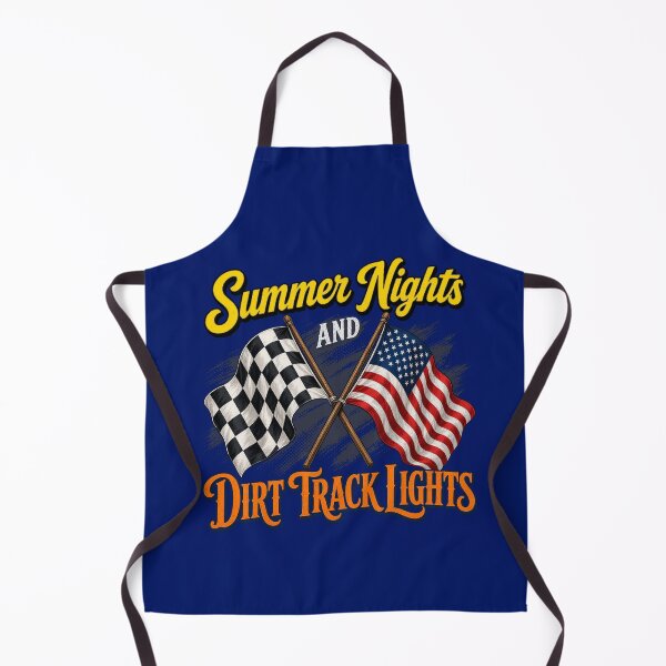 Item preview, Summer Nights Dirt Track Races American Speedway Flag designed and sold by timothymurp.