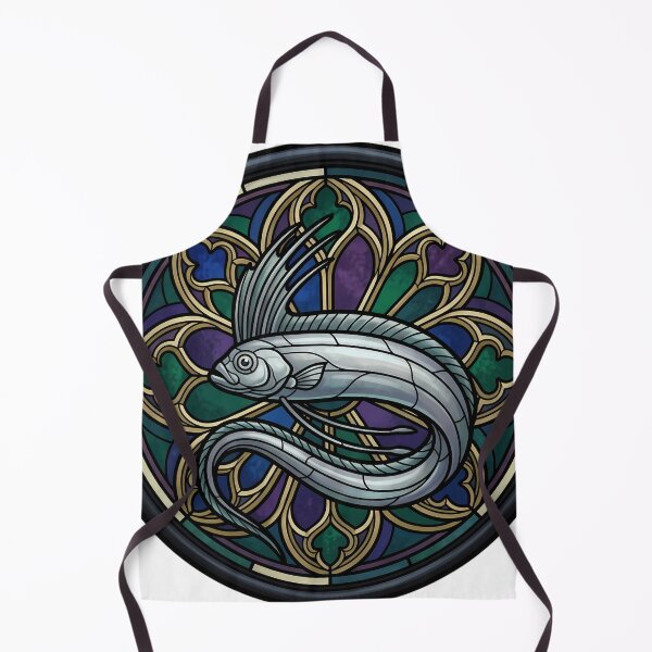Item preview, Gothic Rose Window — Giant Oarfish in Stained Glass designed and sold by IllumeInk.