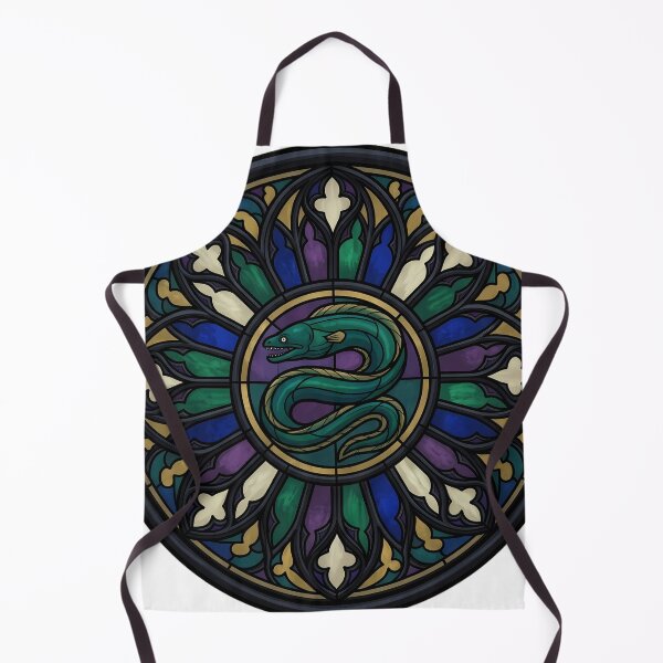 Item preview, Gothic Rose Window — Moray Eel in Stained Glass designed and sold by IllumeInk.