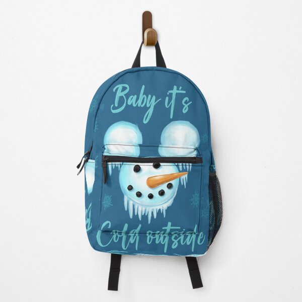 Item preview, Baby It's Cold Outside Mickey Snowman in Turquoise designed and sold by PrissDodrill-86.