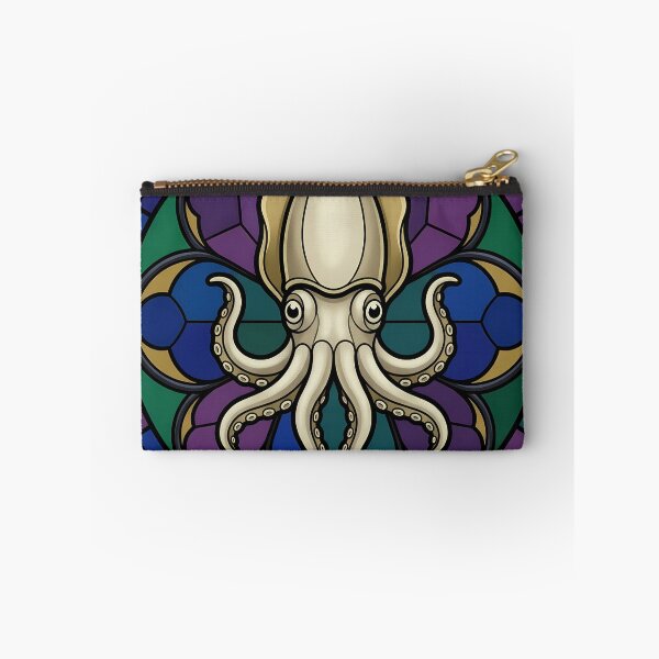 Item preview, Gothic Rose Window — Cuttlefish in Stained Glass designed and sold by IllumeInk.