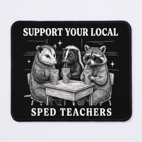 Item preview, Support Your Local SPED Teachers Funny Special Education Animals designed and sold by Brasovbit.