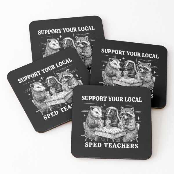 Item preview, Support Your Local SPED Teachers Funny Special Education Animals designed and sold by Brasovbit.