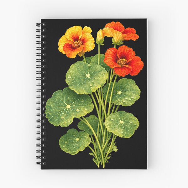 Item preview, Botanical Flower, Nasturtium Plant designed and sold by Boiledbrain-SP.