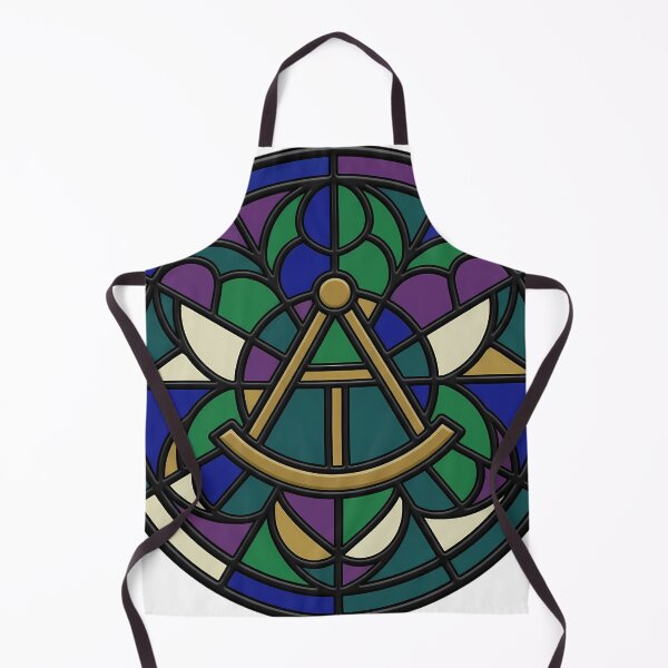 Item preview, Gothic Rose Window — Brass Sextant in Stained Glass designed and sold by IllumeInk.